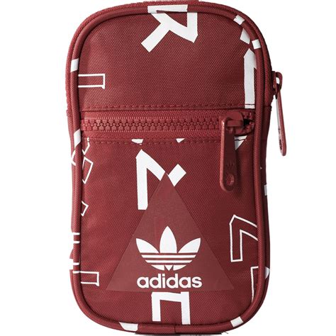 pouch tasche adidas schwarz rot